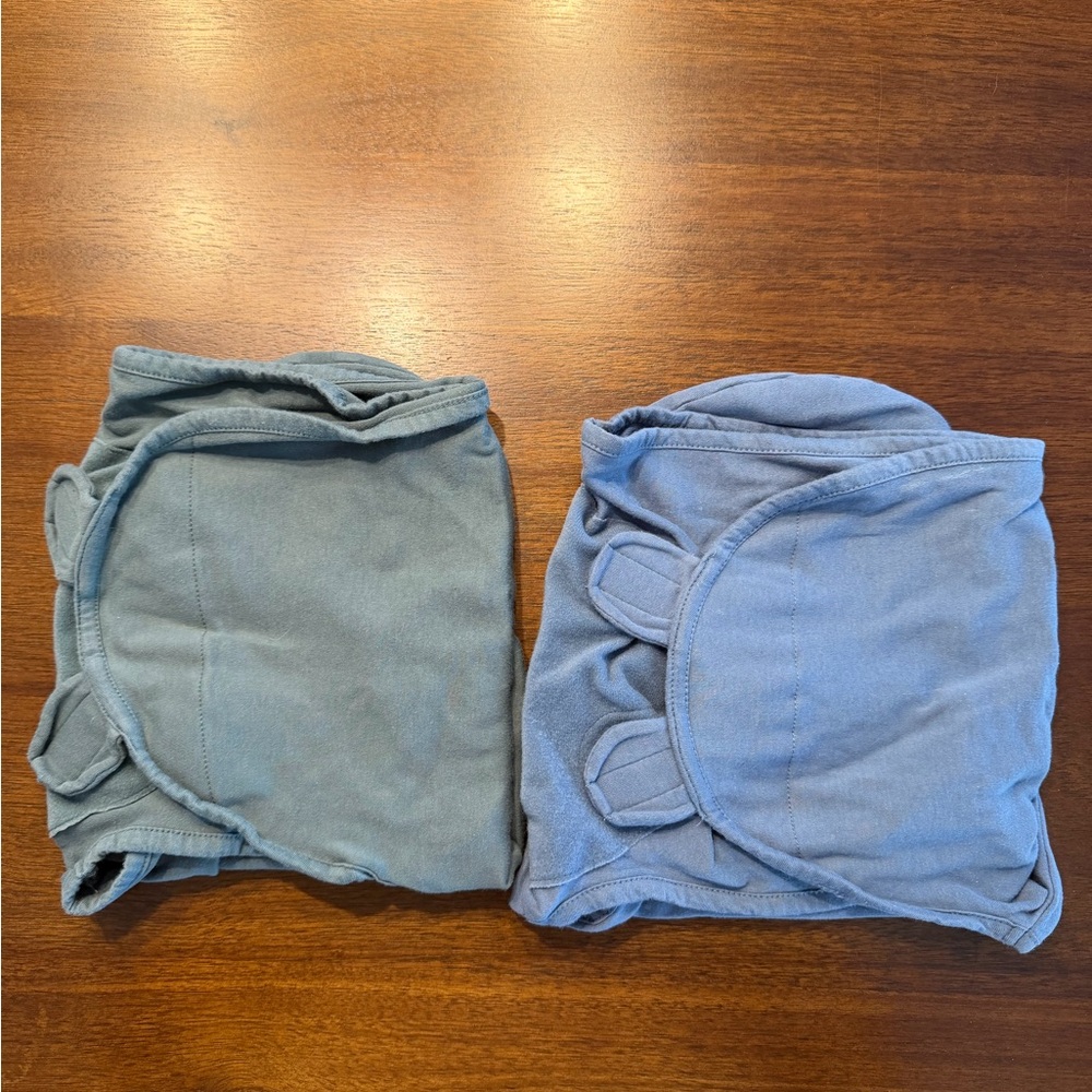 Soft Kids Swaddles Sleep Sacks - Gray and Blue